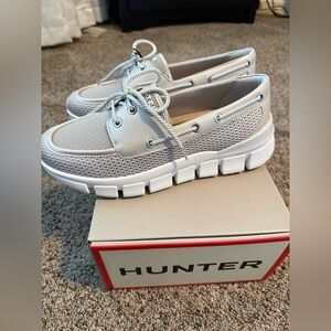 NWT Hunter Women’s Sasa Slip On Gray Loafers - Size 10